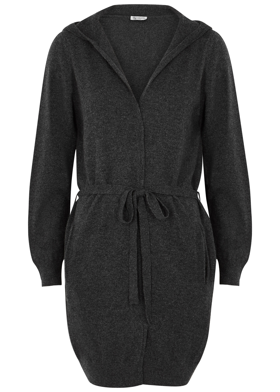 Sale  Johnstons of Elgin Sale ✓ Charcoal hooded cashmere cardigan All the  people sale & clearance at johnstonselgin.shop
